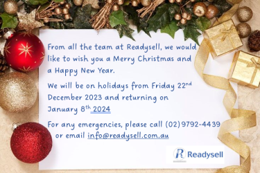 Merry Christmas and Happy New Year from Readysell